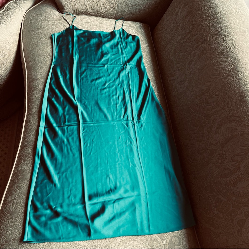 NWT J. Crew Gwyneth Slip Dress in Luster Charmeuse Size 14 - Picture 11 of 16